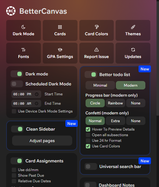 Firefox Extension Installation Confirmation for Better Canvas